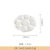 Paleta de cerámica pintura china grande acuarela rectangular plato de pintura herramientas plato de porcelana blanca arte de pintura china