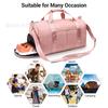 Suministro de fábrica bolsa de viaje de tela Oxford gran capacidad bolsa de fitness separación húmedo y seco equipaje Li Xing bolsa deportiva