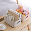 Caixa de armazenamento Desktop Joias Cosméticos Plástico Sundries Cesta de armazenamento com tampa Caixa de armazenamento de brinquedos de frutas Caixa de armazenamento