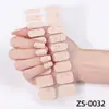 Zhengxiang Película de Esmalte de Uñas Nueva Transfronteriza Pegatinas para Manicura 20 Dedos Europeo y Americano Polvo de Cebolla Amazon Más Vendido Pegatinas Adhesivas para Uñas