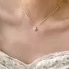 Collar estrellado ultrabrillante de estilo coreano con circonitas completas para mujer, accesorio de cadena para clavícula de nicho de lujo ligero de alta gama, gargantilla elegante y cadena para suéter