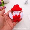 Decoración creativa de luces LED de muñeco de nieve navideño, colgante de alce, diadema de Papá Noel, pinza para el cabello, accesorios, venta al por mayor