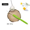 Juego de Ganchillos Amazon Colorido Mango Suave Tpr Ganchillo de Aluminio DIY Lana Ganchillo Barba Bolsa Set