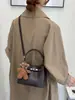 Bolso tipo cubo de alta gama para mujer 2026 nuevo estilo ins nicho bandolera bolso de mano de lujo ligero para el día a día colgante lindo