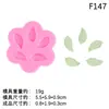 Molde de silicone de folha, rosa, flor de cerejeira, borboleta DIY para fondant, bolo de chocolate, molde de argila de resina