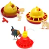 Comedero para pollos, Bebedero automático para pollitos, Bebedero para criar pollos, patos y gansos, Taza de agua, Bebedero para pollitos, Cubo de alimento para pollos