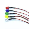 Lámpara LED de 10 mm, 220V, luz indicadora de señal LED superbrillante, 5V/6V/12V/24V, con cable de 20 cm