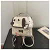 Mochila cruzada 2026 Otoño Nuevo Estilo Coreano para Viajes Cotidianos Linda Estilo Académico Dibujos Animados Mochila Pequeña Bolso Portátil de Nicho