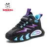 Zapatos Infantiles Bobodou Zapatos Deportivos para Niños 2026 Nuevo Estilo Otoño Invierno Superficie de Cuero Impermeables Zapatos para Niños de Edad Media y Mayor