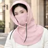 Máscara de Ciclismo de Inverno à Prova de Vento Quente Proteção de Pescoço Headwear Integrado para Homens e Mulheres Ciclismo ao Ar Livre Proteção contra Frio Máscara de Proteção Facial Espessada