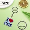 Chaveiro Criativo Série Gato Doce Chaveiro Mochila Dunhuang Borracha Macia PVC Decoração DIY Criativa Pingente de Carro