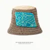 Gorro de Invierno Tejido para Mujer con Circunferencia de Cabeza Grande, Forro Polar, Cálido, Casual, Versátil, Estilo Dulce, Gorro de Punto para Otoño e Invierno