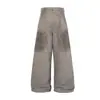 Jia Yi Ku 2026 Nuevos Jeans Estilo Motociclista Americano Estilo Desierto Resistentes Lavados Teñidos Sucios Personalizados Pantalones Anchos Sueltos