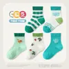 Meias finas de bebê classe A para o verão, meias de algodão respiráveis em malha para recém-nascidos, meias de algodão respiráveis com desenhos para meninos, personalizáveis