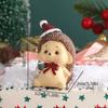 Mini Desenho Animado Família de Animais de Natal Pequenos Enfeites Micro Paisagem Decoração Acessórios Papai Noel Caixa Surpresa Artesanato