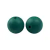 Cuentas de Silicona de 15 mm, Redondas para Pulsera de Abalorios DIY, Llavero, Accesorios para Joyería, Cuentas Sueltas al por Mayor en Stock