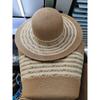 Popular Set de Dos Piezas de Bolso de Paja de Gran Capacidad y Sombrero de Paja para Viajes al Aire Libre, Ala Ancha, Sombrero Pequeño para el Sol que Muestra la Cara, Bolso Tote, Moderno