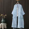 Vestido Largo Estampado Holgado Oversize Estilo Dibujo Animado Japonés Primavera 2026 Vestido Camisa Casual de Longitud Media para Mujer