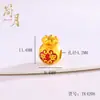 Bolsa de la Suerte Jianyuesha Manzana Dorada Sandía Paz con Agujero Accesorios DIY Accesorios para Pulsera Collar Cuentas de Joyería Cuentas Sueltas