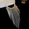 Colar de pérolas com gota de água e flor de cerâmica francesa, elegante, temperamento, corrente de clavícula, leve, luxuoso, de alto senso, fabricantes, atacado