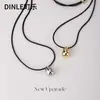 Colar Corrente de Suéter Puxável Ajustável com Pingente Irregular Geométrico Gota d'Água Estilo Igual de Blogueira Coreana Moda Nicho Feminino