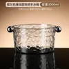 Contenedor de cubo de hielo para cubitos de hielo bar ktv comercial cubo de almacenamiento acrílico cubo pequeño para cerveza doméstico cubo de almacenamiento