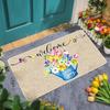Amazon Tapete de Flores para Porta de Entrada da Primavera Banheiro Cozinha Base de Borracha Absorvente Antiderrapante Tapete para os Pés