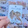 Broche de Mariposa Hueca con Diamantes AB Iridiscentes para Mujer, Pin de Mariposa de Diamantes Lujoso a Todo Color para Trajes y Abrigos, Broche Elegante y Lujoso