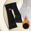 Jeans Acampanados Elásticos de Cintura Alta con Forro de Polar para Mujer Otoño e Invierno 2025 Tendencia Versátil Nuevos Pantalones de Campana Adelgazantes
