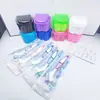 Productos de Comercio Exterior, Productos Bucales, Caja para Dentadura Postiza, Caja de Plástico para Dentadura Postiza, Caja para Guardar Dientes, Caja de Diente de Manzana, Set de Cepillo de Dientes, Caja para Ortodoncia