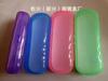 Estuche de plástico transparente para gafas de miopía al por mayor para niños, ligero y portátil, varios colores, estuche ligero para gafas