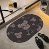 Alfombrilla de baño T-trendy alfombra de tierra de diatomeas alfombra absorbente de agua para inodoro alfombrilla antideslizante alfombrilla para inodoro resistente a la suciedad paso para el hogar