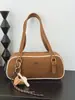 Bolso tipo almohada transfronterizo simple y moderno para mujer, bolso de hombro retro de color contrastante para otoño e invierno, bolso de hombro para commuting, bolso de alta gama