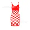 Europa y Estados Unidos comercio exterior divertido correa de malla tejida jacquard Europa y Estados Unidos sexy hueco de malla w326