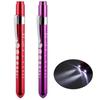 Linterna de pupila lámpara de doctor lámpara de observación lámpara oral lámpara de bolígrafo LED con clip linterna mini para el hogar linterna blanca amarilla