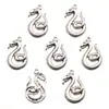 5 1 explosiones exquisitas DIY aleación de zinc plata antigua cabeza de ciervo serpiente camaleón colgante accesorios para equipaje