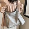 Bolso de moda de gran capacidad para mujer, nuevo bolso de hombro combinable para desplazamientos de verano 2024, bolso sencillo, bolso grande de moda.