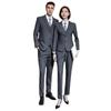 Grosso Royal Blue Professional Suit Jacket Roupas de trabalho Homens e mulheres Mesmo terno não passável terno vestido de negócios
