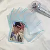 Fundas Laminadas de Color para Tarjetas de Alta Definición Fundas Protectoras Transparentes Pequeñas para Tarjetas Fundas para Almacenamiento de Fotos Polaroid Álbum Duro B8
