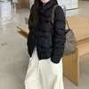 Jaqueta de Penas Feminina Inverno Nova Moda Quente Estilo Curto Penas de Pato Estilo Coreano Jaqueta de Penas Atacado
