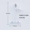 Clipe Publicitário Pop Clipe de Cristal de Cabeça Dupla para Etiquetas de Preço de Produtos, Clipe Transparente para Etiquetas de Preço, Promoção