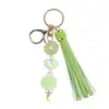 Chaveiro de Borla Feito à Mão Transfronteiriço Pom-Pom de Margarida de Silicone Acessório de Acrílico Pingente de Bolsa com Borla Decoração