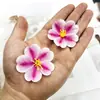 Cabeza de flor de begonia pequeña estilo película artificial material para pasador de tocado de minoría étnica DIY flor artificial decoración floral para fotografía