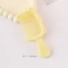 Mini peine con lazo lindo, alto valor estético, portátil para uso doméstico, peine de mango para estudiantes