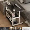 Mesa de Cabeceira Móvel para Uso Doméstico no Quarto, Sala de Estar, Sofá, Mesa Preguiçosa, Mesa de Cabeceira com Altura Ajustável, Mesa de Computador para Atacado Transfronteiriço