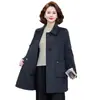 Abrigo de Invierno 2026 para Madres, Personas de 60-70 Años, Cálido, Moderno, Casual, Adelgazante, Versátil Abrigo tipo Cárdigan