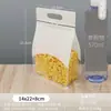 Bolsa transparente de ocho lados con sellado curvo, autosellante, autoportante, grado alimenticio, bolsa de embalaje universal para snacks y frutas secas