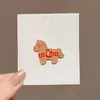 Broche Ano do Cavalo 2026 Novo Estilo Emblema de Metal Acessórios de Decoração de Feriado Acessórios de Fixação em Roupas Pequeno Presente Venda por Atacado