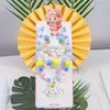 Colar de joias infantil com desenho animado, pulseira, anel, princesa, acessórios com miçangas, menina, fofo, bebê, menina, joias, presente