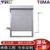 Aleación de Aluminio Eléctrica Enrollable Ventana Enrollable Puerta Enrollable Aislada Eléctrica Enrollable Ventana Antirrobo Protección Solar Puerta Enrollable de Aluminio
